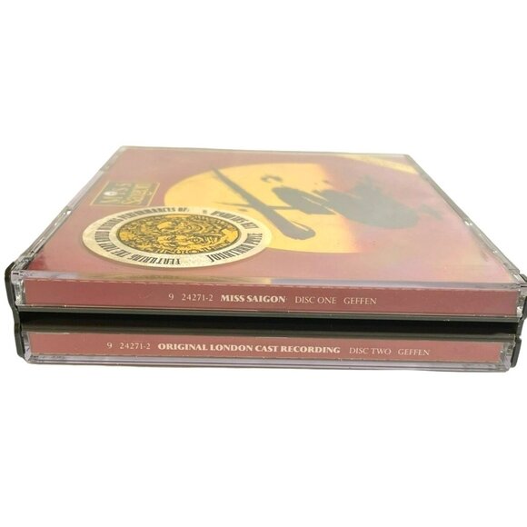 CD Miss Saigon Original London Cast Record Geffen 2 Paperwork Lea Salonga - Picture 8 of 12